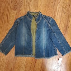 VINTAGE ELLEN TRACY DENIM JACKET